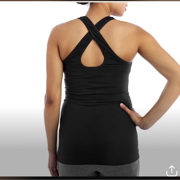 HOST PICK NWT maternity shirt 2XL black wicking - Picture 2 of 5